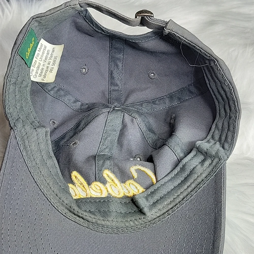 CABELA'S CLUB Gray and Gold Baseball Hat OS‎